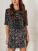 Milan Kiss Paillettenkleid in Schwarz/ Silber