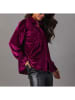 Milan Kiss Samtbluse in Bordeaux