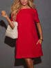 Milan Kiss Kleid in Rot
