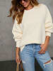 Milan Kiss Pullover in Creme