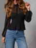 Milan Kiss Bluse in Schwarz