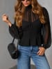 Milan Kiss Bluse in Schwarz