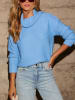 Milan Kiss Rollkragenpullover in Hellblau