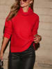 Milan Kiss Rollkragenpullover in Rot