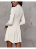 Milan Kiss Strickkleid in Creme