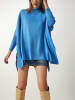 Milan Kiss Pullover in Blau