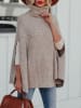 Milan Kiss Poncho in Beige