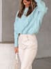 Milan Kiss Pullover in Hellblau