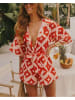 Milan Kiss Jumpsuit in Rosa/ Orange