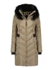 Maison Montaigne Parka "Dolmai" in Beige/ Schwarz