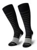 Spaio Ski-/Snowboardkniestrümpfe "Fierce" in Schwarz/ Grau