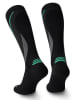 Spaio Ski-/Snowboardkniestrümpfe "Thermo-Evo" in Schwarz/ Grün