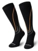 Spaio Ski-/snowboardkniekousen "Thermo-Evo" zwart/oranje