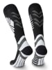Spaio Ski-/ Snowboardkniestrümpfe "Play" in Schwarz/ Grau/ Weiß