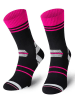 Spaio Laufsocken "Powerful" in Schwarz/ Pink