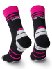 Spaio Hardloopsokken "Powerful" zwart/roze