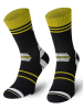 Spaio Laufsocken "Powerful" in Schwarz/ Gelb