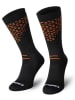 Spaio Trekkingsocken "Fierce" in Schwarz/ Orange