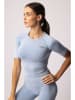 Spaio Trainingsshirt "Melange" in Hellblau