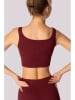 Spaio Sportbeha "Ribbed" bordeaux