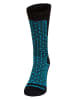 Spaio Functionele sokken "Breeze" zwart/turquoise