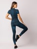 Spaio Trainingsleggings "Breeze" in Blau/ Dunkelblau
