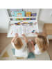 Woody Kids Kinder-Aktivitäts-Murphy-Schreibtisch in Weiß - (L)50 x (B)35 cm