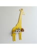 Woody Kids Wandregal in Gelb/ Weiß - (B) 25 x (H) 33 x (T) 10 cm