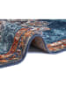 Hanse Home Laagpolig tapijt "Maderno Luxor" blauw/oranje