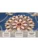 Hanse Home Laagpolig tapijt "Reni Luxor" blauw/crème