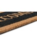 Hanse Home Kokos-deurmat "Welcome" zwart
