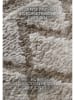 Elle Decoration Hoogpolig tapijt "Itinerance" beige