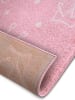 Hanse Home Laagpolig tapijt "Crowns" lichtroze/wit