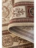 Nouristan Kurzflor-Teppich "Guzara" in Creme/ Braun