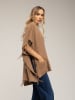Tantra Poncho in Hellbraun