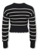 KIDS ONLY Sweter "Ibi" w kolorze kremowo-czarnym