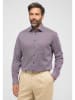 Eterna Hemd - Modern fit - in Bordeaux/ Blau