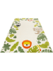 ESPRIT Kurzflor-Teppich "Safari" in Creme/ Grün