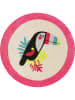ESPRIT Kurzflor-Teppich "Toucan" in Pink/ Creme