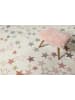 ESPRIT Kurzflor-Teppich "Esterya" in Creme/ Rosa