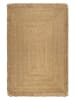 Green Looop Jute tapijt "Loop June" lichtbruin