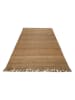 Green Looop Jute-Teppich "Loop Dhurry" in Hellbraun