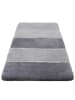 Homie Living Hochflor-Badvorleger "Rio Marina" in Grau/ Silber