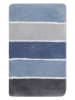 Homie Living Hochflor-Badvorleger "Rio Marina" in Blau/ Grau