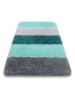 Homie Living Dywanik łazienkowy "Rio Marina" w kolorze turkusowo-szarym