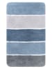 Homie Living Hochflor-Badvorleger "Rio Marina" in Blau/ Grau