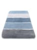 Homie Living Hochflor-Badvorleger "Rio Marina" in Blau/ Grau