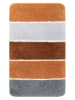 Homie Living Hochflor-Badvorleger "Rio Marina" in Orange/ Grau/ Weiß