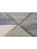Wecon Home Kurzflor-Teppich "Lighthouse" in Grau/ Schwarz/ Blau