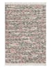 Wecon Home Schurwoll-Teppich "London" in Creme/ Rot/ Schwarz